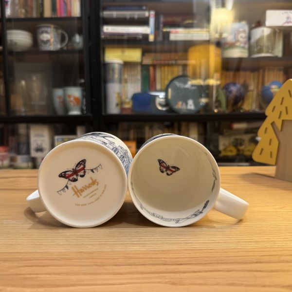 英國製 HARRODS 哈洛德百貨 馬克杯 英國國旗 獅子LION MUG HARRODS LION MUG