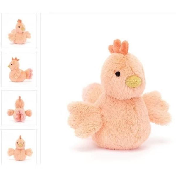小雞 公雞 jELLYCAT Fluffy Chicken 11 皇冠雞 jELLYCAT Fluffy Chicken