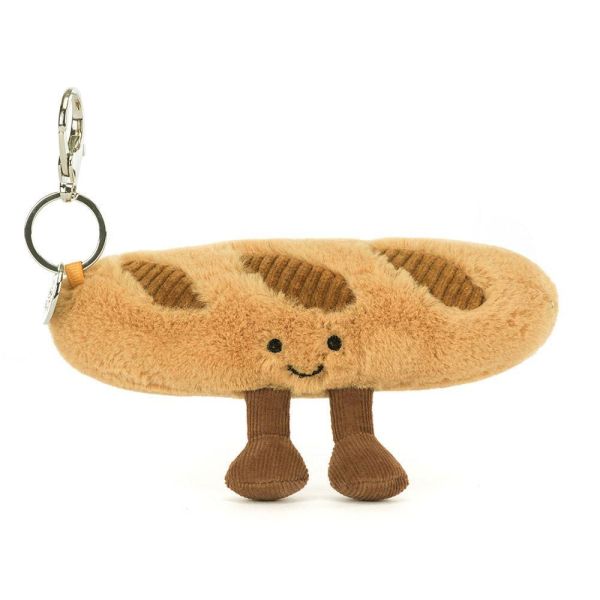 法國麵包 法國長棍麵包 鑰匙圈 掛飾 jELLYCAT Amuseables Baguette Bag Charm 15/8 法棍麵包 jELLYCAT Amuseables Baguette Bag Charm