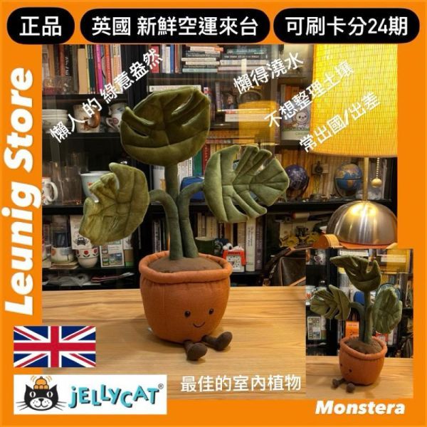 龜背芋 jELLYCAT Amuseables Monstera Plant 43 植物 盆栽 jELLYCAT Amuseables Monstera Plant
