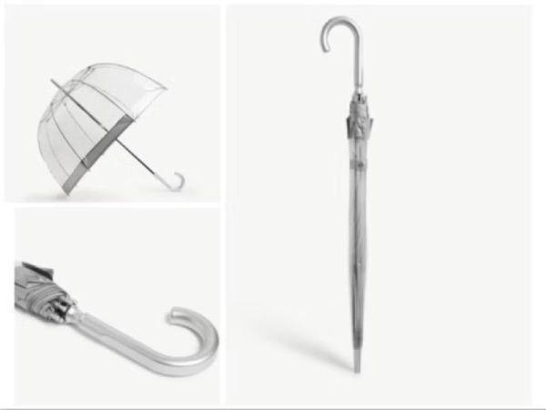 撐著傘 看雨滴 黑色 FULTON 鳥籠傘 英國皇室御用 Fulton Birdcage Umbrella 可刷卡分24期 英國直送 正品 Fulton Birdcage Umbrella