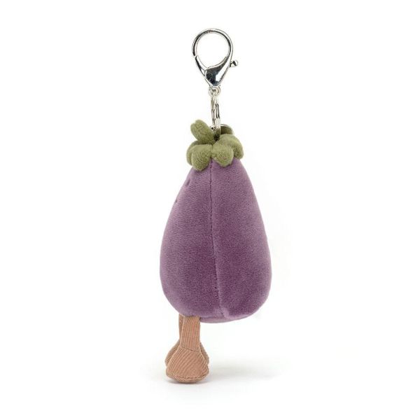 茄子 jELLYCAT Amuseables Aubergine Bag Charm 17/6 jELLYCAT Amuseables Aubergine Bag Charm