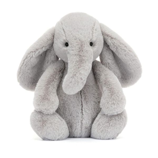 華麗款 大象 jELLYCAT Bashful Luxe Elephant Thuddeus 31 M (耳朵/毛衣/毛帽刺繡加購+愛心繡另增購) jELLYCAT Bashful Luxe Elephant Thuddeus