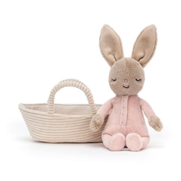 睡籃兔兔 jELLYCAT Rock-A-Bye Bunny 20 (耳朵刺繡加購) JELLYCAT ROCK A BYE BUNNY
