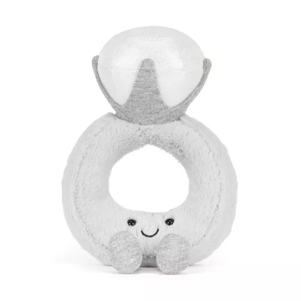 2025版 鑽戒 戒指 jELLYCAT Amuseables Diamond Ring 20 (帆布束袋 客製化刺繡加購+愛心繡另增購) jELLYCAT Amuseables Diamond Ring