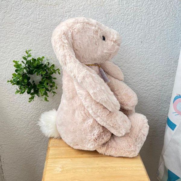 華麗款 jELLYCAT Bashful Luxe Bunny Willow 51 H (耳朵刺繡加購+愛心繡另增購) jELLYCAT Bashful Luxe Bunny Willow