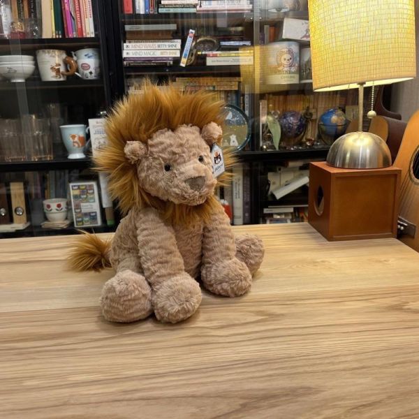 波浪毛 獅子 jELLYCAT Fuddlewuddle Lion 23 M (毛衣刺繡加購+愛心繡另增購) 小獅子 jELLYCAT Fuddlewuddle Lion