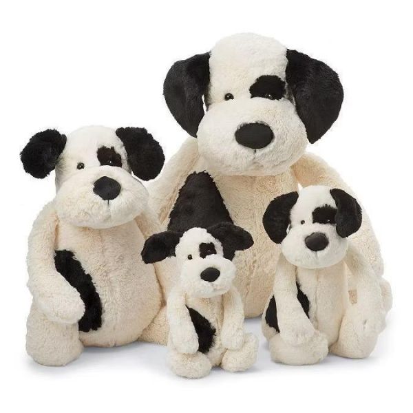 海盜狗 黑白狗 狗狗 jELLYCAT Bashful Black & Cream Puppy 31 (毛衣/毛帽刺繡加購+愛心繡另增購) 小狗 jELLYCAT Bashful Black & Cream Puppy