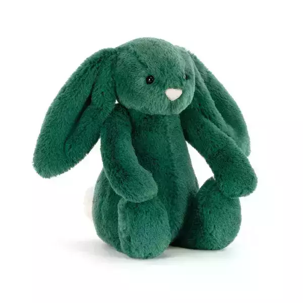 綠 聖誕兔兔 jELLYCAT Bashful Teal Bunny 18 (耳朵刺繡加購+愛心繡另增購) jELLYCAT Bashful Teal Bunny