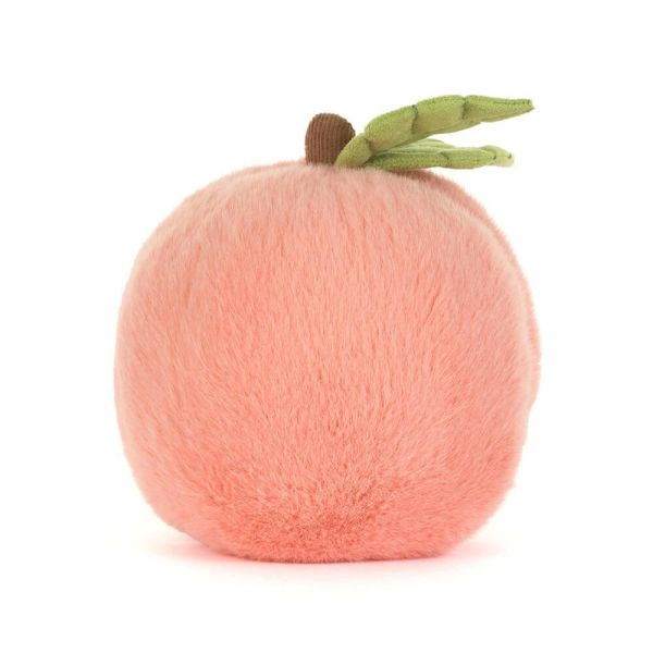 水蜜桃 jELLYCAT Amuseables Peach 14 (葉子刺繡加購) jELLYCAT Amuseables Peach