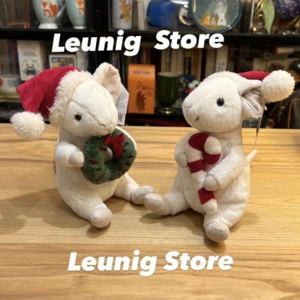 槲寄生 聖誕快樂鼠 jELLYCAT Merry Mouse 18 聖誕節 耶誕節 MISLETOE 聖誕裝 jELLYCAT Merry Mouse