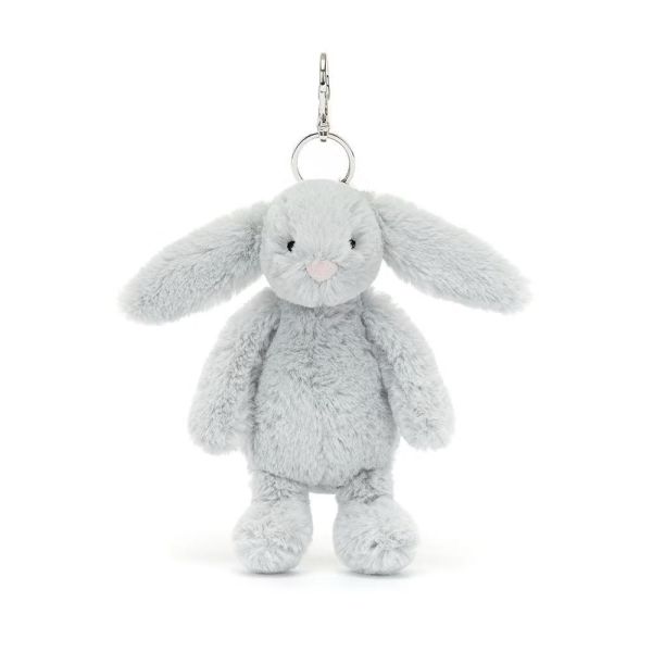 米兔兔 鑰匙圈 掛飾 jELLYCAT Bashful Beige Bunny Bag Charm 18/13 (耳朵刺繡加購) jELLYCAT Bashful Beige Bunny Bag Charm