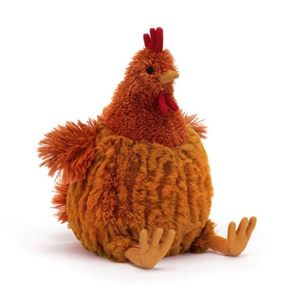 小雞 公雞 jELLYCAT Cecile Chicken 23 皇冠雞 jELLYCAT Cecile Chicken