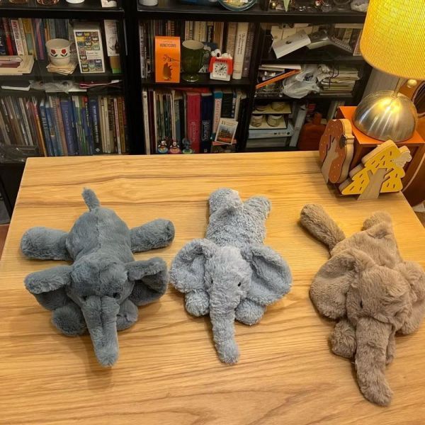 大象 jELLYCAT Smudge Elephant 24/38 M (耳朵/毛衣刺繡加購+愛心繡另增購) jELLYCAT Smudge Elephant