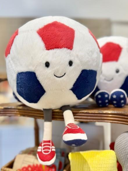 限量款 美國隊 足球 jELLYCAT Amuseables USA Soccer Ball 27 FC FOOTBALL CLUB 足球 俱樂部 jELLYCAT Amuseables USA Soccer Ball 
jELLYCAT Amuseables Sports Football
jELLYCAT Amuseables Sports Soccer Ball
