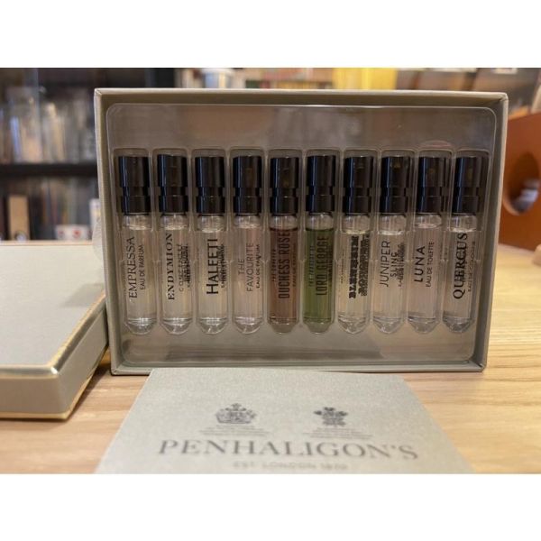 PENHALIGON’S 潘海利根 香水圖書館 獸首 SCENT LIBRARY 噴式款 2 ml X 10管 皇家橡樹 英國新鮮空運來台 PENHALIGONS PENHALIGONS SCENT LIBRARY