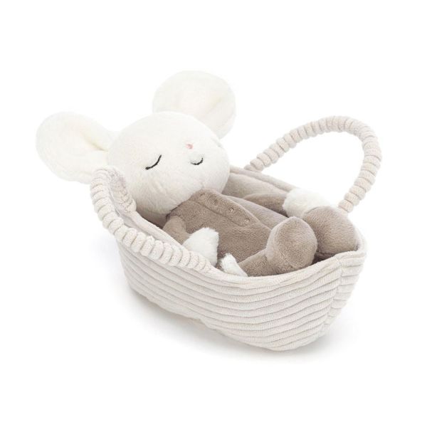 睡籃 睡衣 小老鼠 (睡籃 小老鼠 可分離) jELLYCAT Rock-a-Bye Mouse 20 老鼠 jELLYCAT Rock-a-Bye Mouse