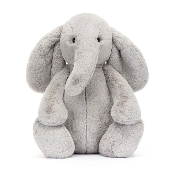 華麗款 大象 jELLYCAT Bashful Luxe Elephant Thuddeus 51 H (耳朵刺繡加購+愛心繡另增購) jELLYCAT Bashful Luxe Elephant Thuddeus
