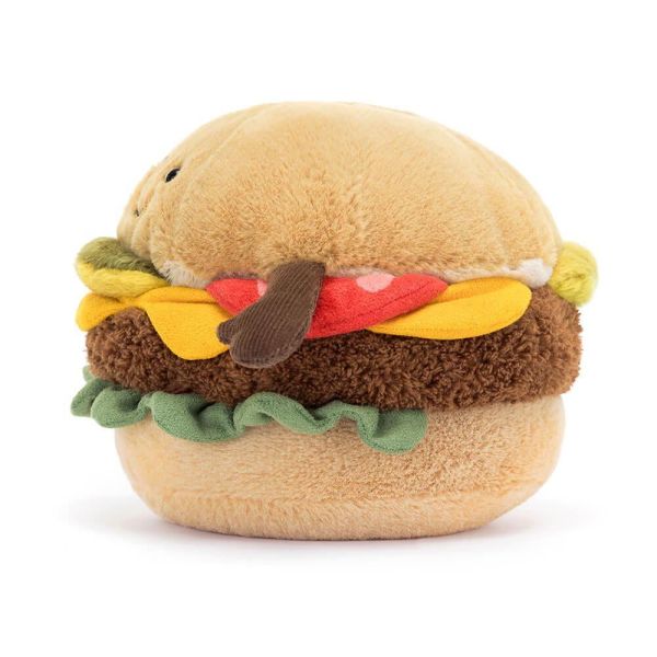 漢堡 jELLYCAT Burger, Amuseables 12 JELLYCAT BURGER AMUSEABLES