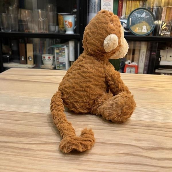 波浪毛 猴子 jELLYCAT Fuddlewuddle Monkey 23 (毛衣/毛帽刺繡加購+愛心繡另增購) jELLYCAT Fuddlewuddle Monkey