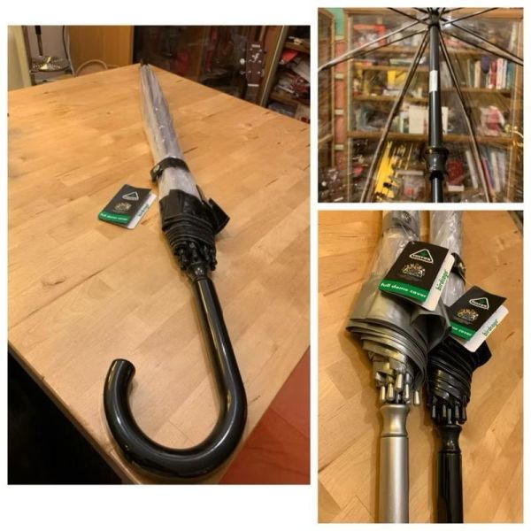 撐著傘 看雨滴 銀色 FULTON 鳥籠傘 英國皇室御用 Fulton Birdcage Umbrella 可刷卡分24期 英國直送 正品 Fulton Birdcage Umbrella