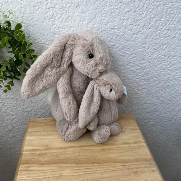 米色 jELLYCAT Bashful Beige Bunny 31 M (耳朵/毛衣/毛帽刺繡加購+愛心繡另增購) jELLYCAT Bashful Beige Bunny
