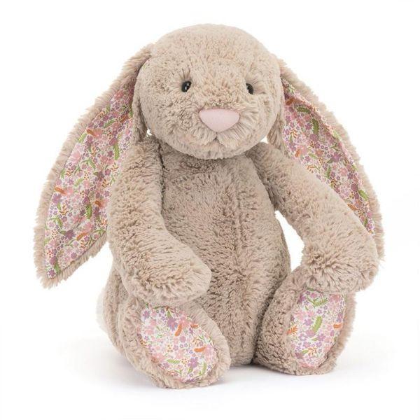 碎花 花瓣米色兔兔 jELLYCAT Blossom Beige Bunny Petal 51 H (耳朵刺繡加購+愛心繡另增購) jELLYCAT Blossom Beige Bunny Petal