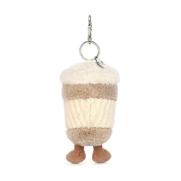 咖啡杯 鑰匙圈 掛飾 Amuseables Coffee-to-Go Bag Charm 18/12 Amuseables Coffee-to-Go Bag Charm