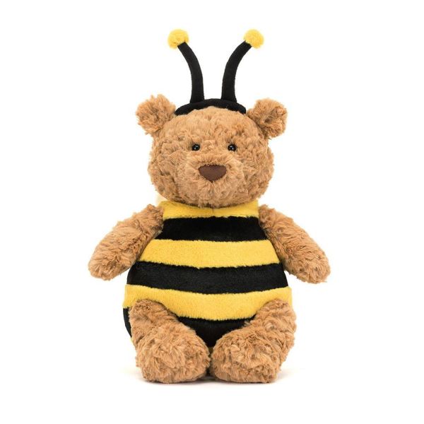 蜜蜂 巴塞熊  jELLYCAT Bartholomew Bear Bumblebee 26 (毛衣刺繡加購+愛心繡另增購) JELLYCAT BARTHOLOMEW BEAR BUMBLEBEE