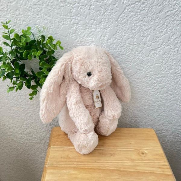 華麗款 jELLYCAT Bashful Luxe Bunny Willow 31 M (耳朵/毛衣/毛帽刺繡加購+愛心繡另增購) jELLYCAT Bashful Luxe Bunny Willow