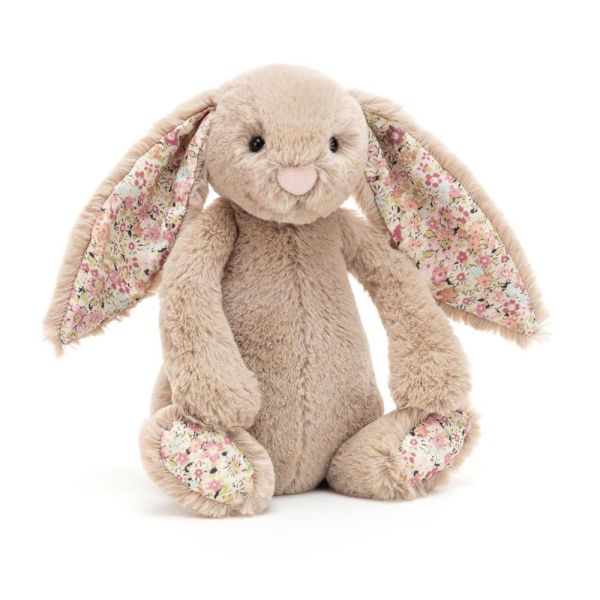 碎花米兔兔 jELLYCAT Blossom Bea Beige Bunny 18 (耳朵刺繡加購+愛心繡另增購) jELLYCAT Blossom Bea Beige Bunny