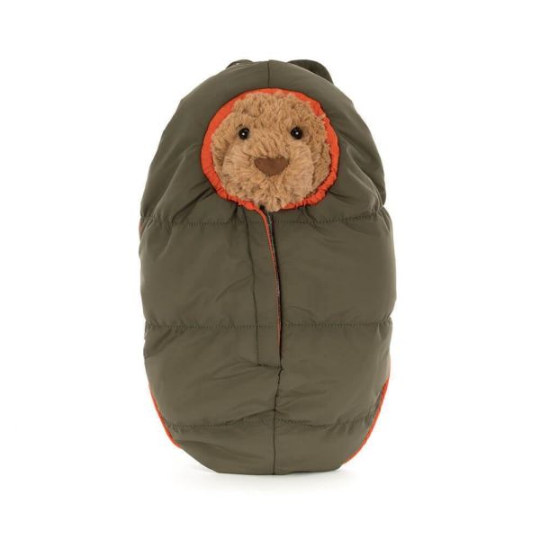 步行 露營 睡袋 巴塞熊  jELLYCAT Bartholomew Bear Hiking 26 (毛衣/毛帽刺繡加購+愛心繡另增購) 遠足 jELLYCAT Bartholomew Bear Hiking