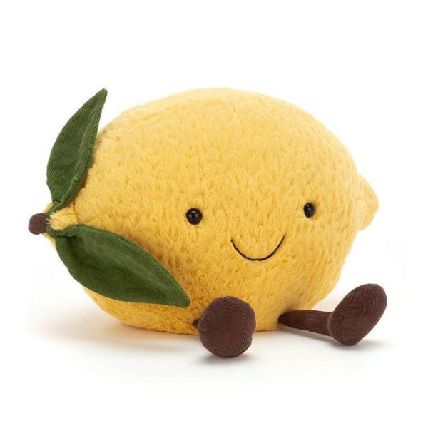 檸檬 jELLYCAT Amuseables Lemon 17 S (葉子刺繡加購) jELLYCAT Amuseables Lemon