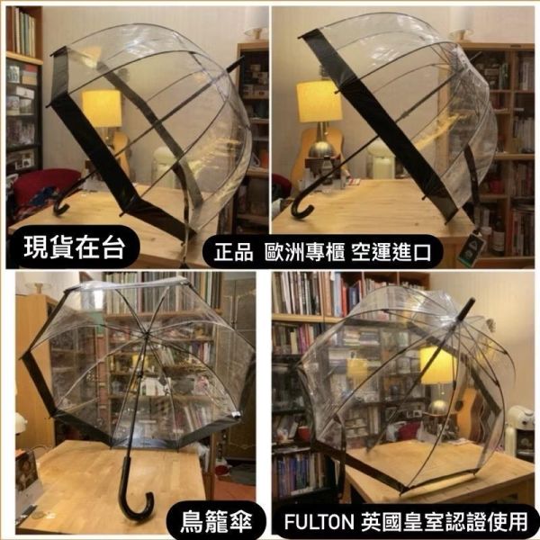 撐著傘 看雨滴 銀色 FULTON 鳥籠傘 英國皇室御用 Fulton Birdcage Umbrella 可刷卡分24期 英國直送 正品 Fulton Birdcage Umbrella