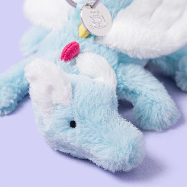 天空龍 鑰匙圈 掛飾 jELLYCAT Sky Dragon Bag Charm 20 (龍翼刺繡加購) jELLYCAT Sky Dragon Bag Charm