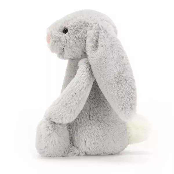 銀 灰 jELLYCAT Bashful Silver Bunny 18 S (耳朵刺繡加購+愛心繡另增購) jELLYCAT Bashful Silver Bunny