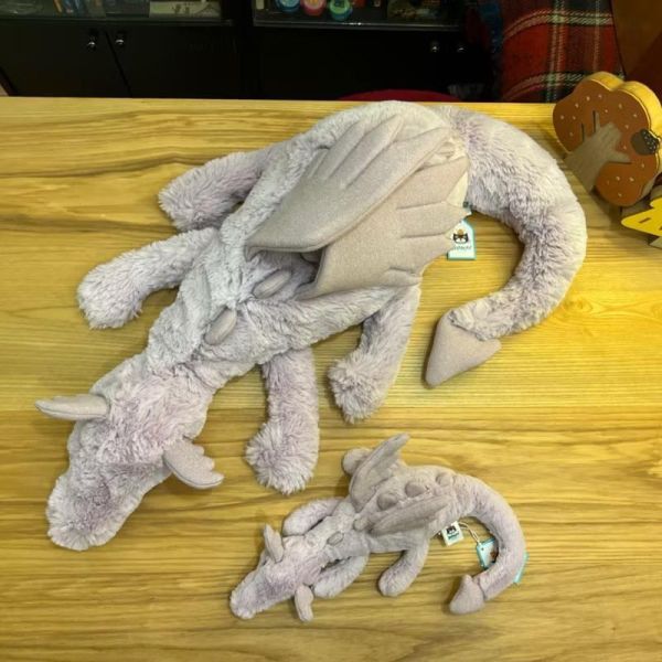 薰衣草紫龍 jELLYCAT Lavender Dragon 66 H (龍翼刺繡加購+愛心繡另增購) JELLYCAT LAVENDER DRAGON HUGE