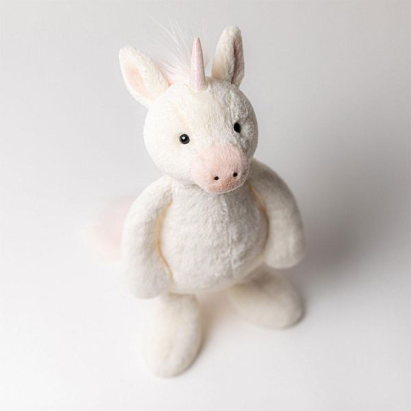 害羞新獨角獸 jELLYCAT Bashful Unicorn 31 M (毛衣刺繡加購+愛心繡另增購) JELLYCAT BASHFUL UNICORN