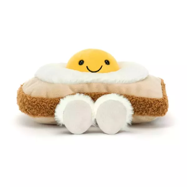 絨毛鞋 吐司蛋 荷包蛋 吐司 jELLYCAT Amuseables Egglantine Egg On Toast 16 蛋 水煮蛋 jELLYCAT Amuseables Egglantine Egg On Toast