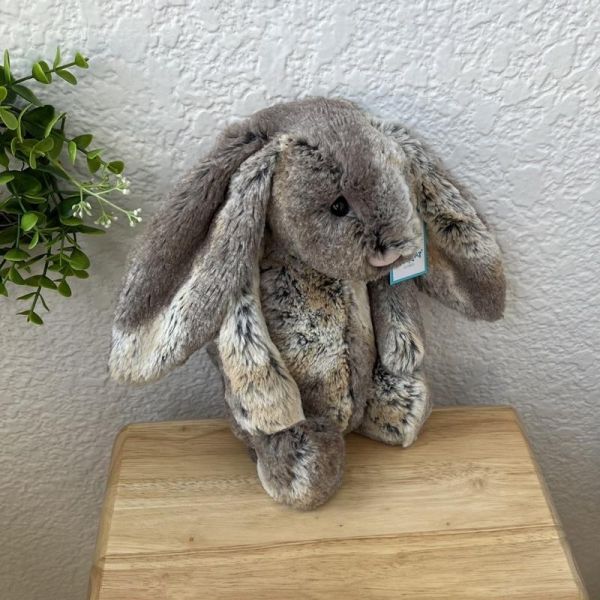 棉尾兔 jELLYCAT Bashful Cottontail Bunny 31 M (耳朵/毛衣/毛帽刺繡加購+愛心繡另增購) jELLYCAT Bashful Cottontail Bunny