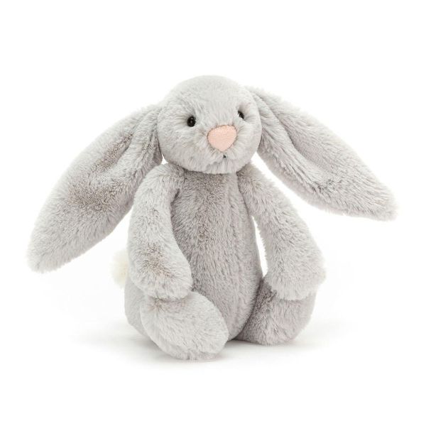 銀 灰 jELLYCAT Bashful Silver Bunny 18 S (耳朵刺繡加購+愛心繡另增購) jELLYCAT Bashful Silver Bunny