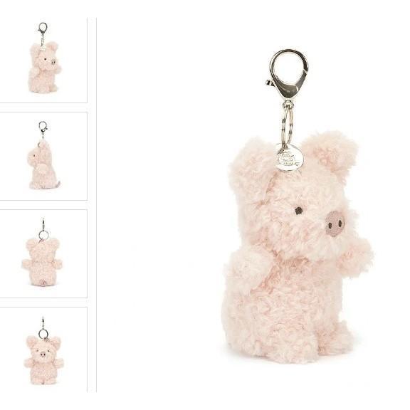 Little 小豬 鑰匙圈 掛飾 jELLYCAT Little Pig Bag Charm 17/11 jELLYCAT Little Pig Bag Charm