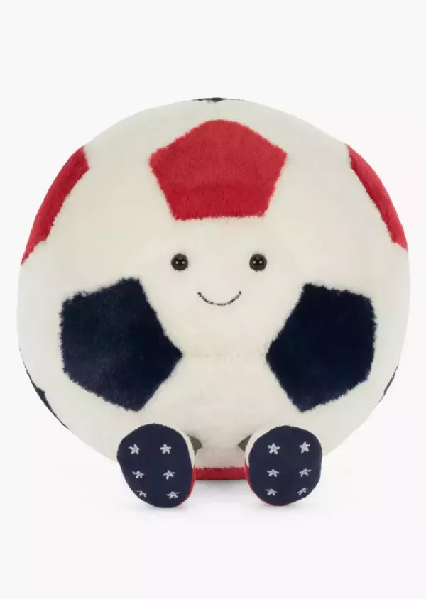 限量款 美國隊 足球 jELLYCAT Amuseables USA Soccer Ball 27 FC FOOTBALL CLUB 足球 俱樂部 jELLYCAT Amuseables USA Soccer Ball 
jELLYCAT Amuseables Sports Football
jELLYCAT Amuseables Sports Soccer Ball