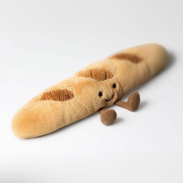 法國麵包 法國長棍麵包 鑰匙圈 掛飾 jELLYCAT Amuseables Baguette Bag Charm 15/8 法棍麵包 jELLYCAT Amuseables Baguette Bag Charm