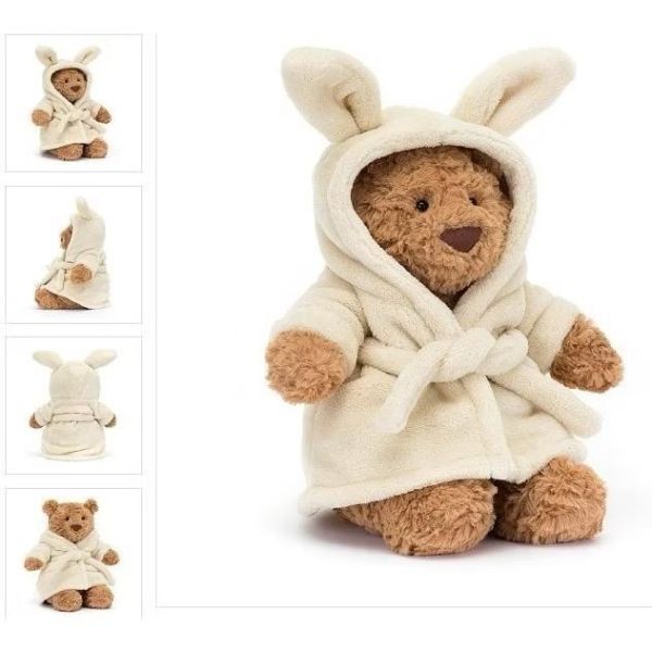 巴塞熊  jELLYCAT Bartholomew Bear 26/28 M (毛衣/毛帽刺繡加購+愛心繡另增購) JELLYCAT BARTHOLOMEW BEAR