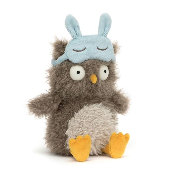 超時差 貓頭鷹 jELLYCAT Audrey Hootsoftly 24 (兔兔耳朵客製化刺繡加購) OWL JELLYCAT AUDREY HOOTSOFTLY