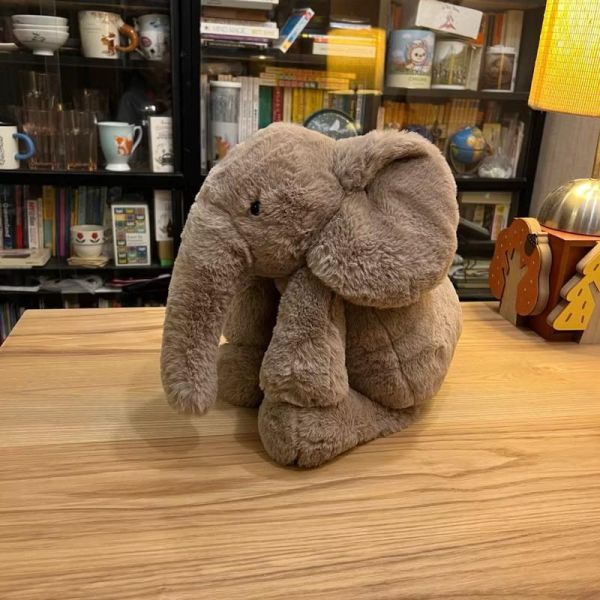 大象 jELLYCAT Smudge Elephant 24/38 M (耳朵/毛衣刺繡加購+愛心繡另增購) jELLYCAT Smudge Elephant