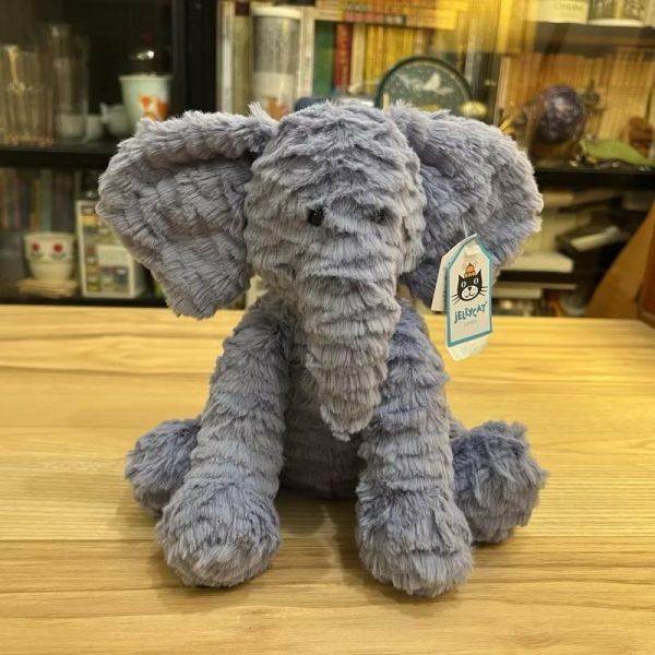 波浪毛 大象 jELLYCAT Fuddlewuddle Elephant M (耳朵/毛衣/毛帽刺繡加購+愛心繡另增購) jELLYCAT Fuddlewuddle Elephant
