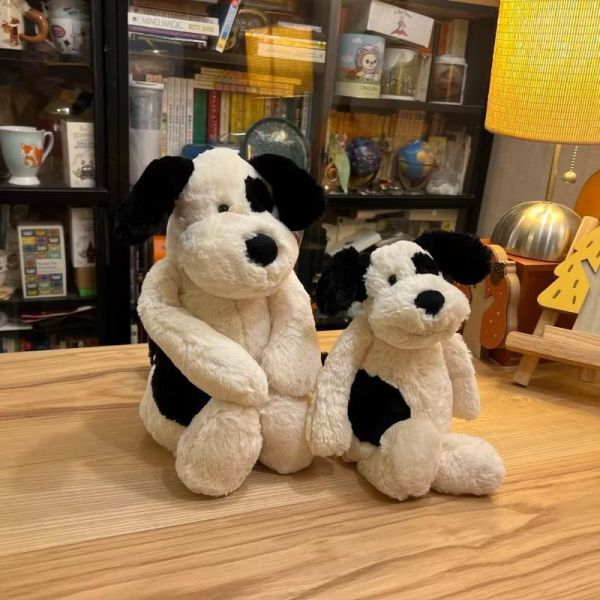 海盜狗 黑白狗 狗狗 jELLYCAT Bashful Black & Cream Puppy 31 (毛衣/毛帽刺繡加購+愛心繡另增購) 小狗 jELLYCAT Bashful Black & Cream Puppy