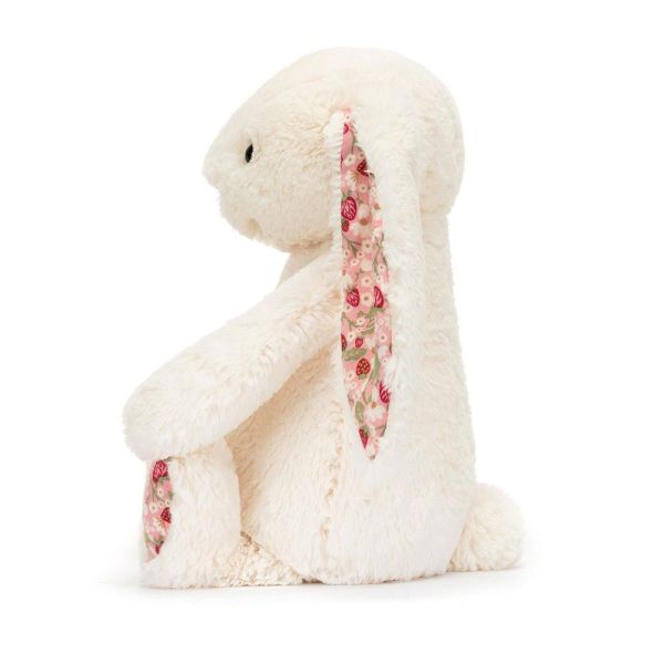 碎花草莓兔兔 jELLYCAT Blossom Cream Bunny Berry 31 M (耳朵/毛衣/毛帽刺繡加購+愛心繡另增購) jELLYCAT Blossom Cream Bunny Berry